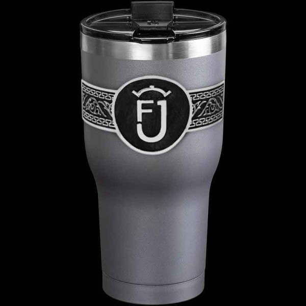 Design your own personalized Alpine Custom Tumbler by customizing this 30 oz. RTIC thermo cup with your preferred figure, ranch brand, or logo.